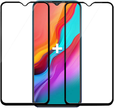 Slugabed Edge To Edge Tempered Glass for Infinix Hot 8(Pack of 2)