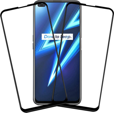 Slugabed Edge To Edge Tempered Glass for Realme 6 Pro(Pack of 2)