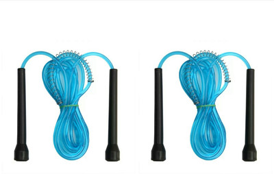 HRS Skipping Rope Free Style Combo (Pack of 2) Freestyle Skipping Rope(Blue, Length: 270 cm)