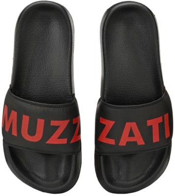 Muzzati Men Slides(Maroon, Black 6)