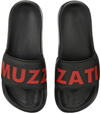 Muzzati Men Slides(Maroon, Black , 6)