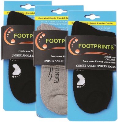 Footprints Organic Cotton Men Ankle Length(Pack of 3)