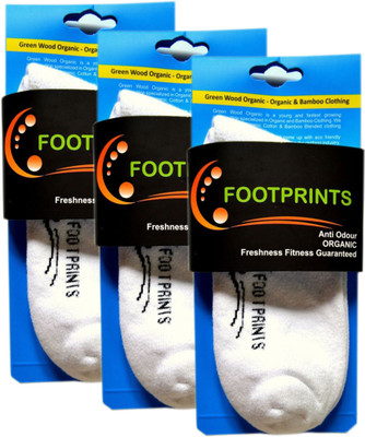 Footprints Organic Cotton Women Solid Ankle Length(Pack of 3)
