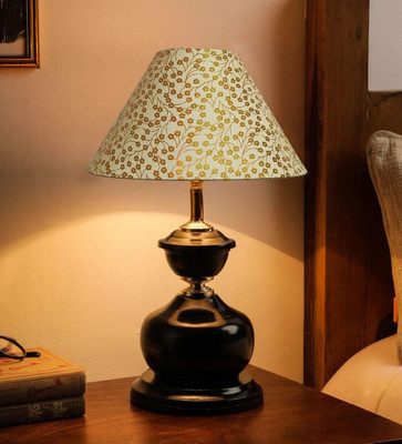 foziq Designer Table Lamp(45 cm, Gold)