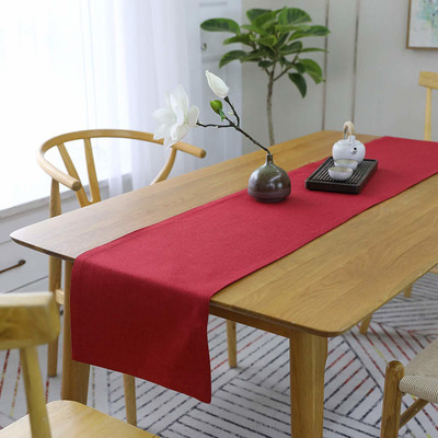 Casanest Pink 152 cm Reversible Table Runner(Cotton)