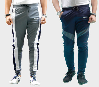 Crease & Clips Colorblock Men Multicolor Track Pants