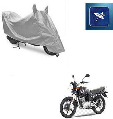SRENTERPRISES Two Wheeler Cover for Yamaha(Libero, Silver)