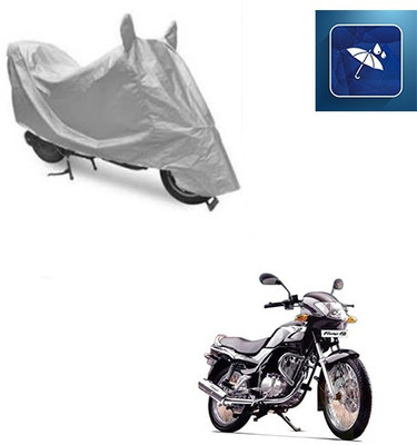 SRENTERPRISES Two Wheeler Cover for TVS(Fiero F2, Silver)