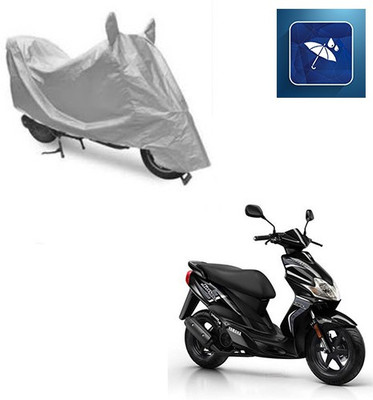 SRENTERPRISES Two Wheeler Cover for Yamaha(Jog R, Silver)