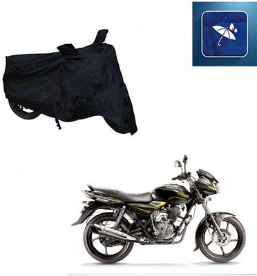 Mdstar Waterproof Two Wheeler Cover for Bajaj(Discover 100 DTS-i, Black)