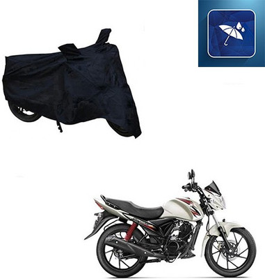 SRENTERPRISES Two Wheeler Cover for Suzuki(Sling Shot, Black)
