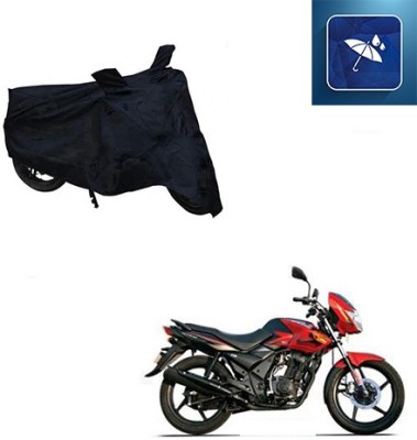 SRENTERPRISES Two Wheeler Cover for TVS(Flame DS 125, Black)