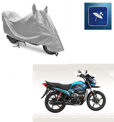 SRENTERPRISES Two Wheeler Cover for Honda(Passion Pro TR, Silver)