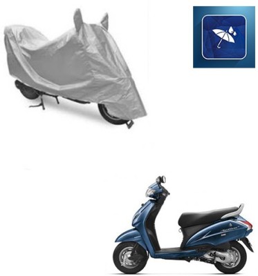 SRENTERPRISES Two Wheeler Cover for Honda(Activa 3G, Silver)