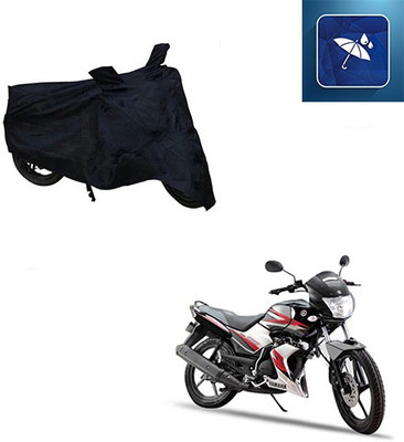 SRENTERPRISES Two Wheeler Cover for Yamaha(SS 125, Black)