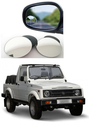 PECUNIA Manual Blind Spot Mirror For Maruti Suzuki Gypsy King(Interior, Exterior)