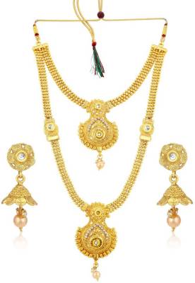 Alloy Gold-plated Jewel Set  (Gold)
