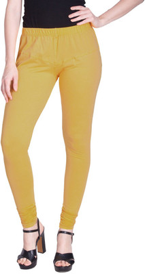 Lyra Ethnic Wear Legging(Gold, Solid)