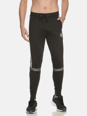 Dollar Solid Men Black Track Pants