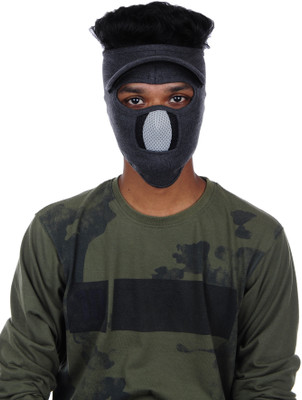 IM UNIQUE Grey Bike Face Mask for Men & Women(Size: Free,  Balaclava)