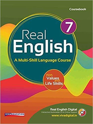 Real English Coursebook 7 with CD - A Multi-Skill Language Course - With Values and Life Skills(English, Paperback, Illa Vij)