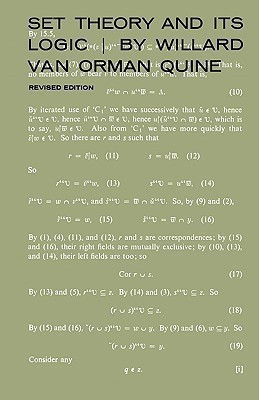 Set Theory and Its Logic(English, Paperback, Quine Willard Van Orman)