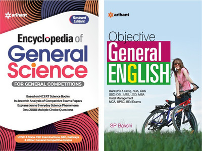 Combo Set of Encyclopedia of General Science for General Competitions with Objective General English (Set of 2 books)(Paperback, Arihant Experts)