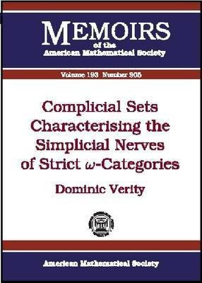 Complicial Sets Characterising the Simplicial Nerves of Strict Omega-Categories(English, Paperback, Verity Dominic)