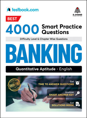 Best 4000 Smart Practice Questions for Banking - Quantitative Aptitude English(English, Paperback, unknown)