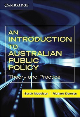An Introduction to Australian Public Policy(English, Paperback, Maddison Sarah)