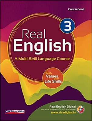 Real English Coursebook 3 with CD - A Multi-Skill Language Course - With Values and Life Skills(English, Paperback, M. Mangalprathaban)