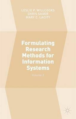 Formulating Research Methods for Information Systems(English, Hardcover, unknown)