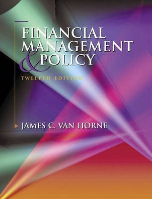 Financial Management and Policy(English, Hardcover, Van Horne James C.)