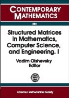 Structured Matrices in Mathematics, Computer Science, and Engineering, Part 1(English, Paperback, unknown)