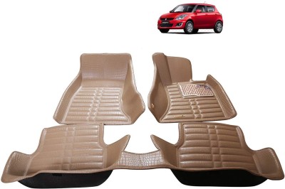 AYW Plastic 5D Mat For  Maruti Suzuki Swift(Beige)