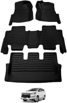 AYW Plastic 5D Mat For  Toyota Innova Crysta(Black)