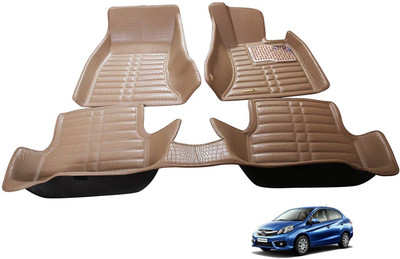 AYW Plastic 5D Mat For  Honda Amaze(Beige)