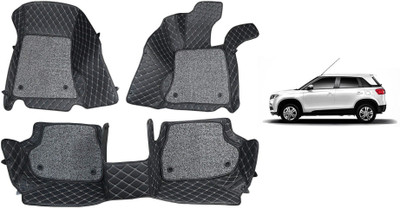 AYW Leatherite 7D Mat For  Maruti Suzuki Vitara Brezza(Black)