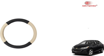 Auto Oprema Steering Cover For Chevrolet Cruze(Black,Beige, Leatherite)