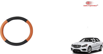Auto Oprema Steering Cover For Mercedes Benz E350(Black, Tan, Leatherite)