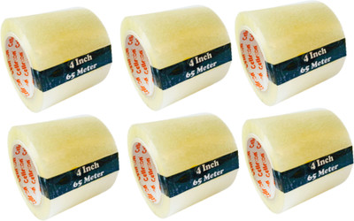 Cellroon Single Sided Handheld Cello Tape (Manual)(Set of 6, Transparent)