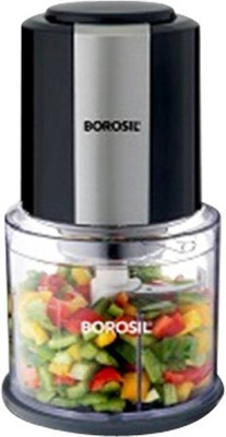 BOROSIL Chefdelite 300W Twin Blade Technology, Chopper(Chopper Motor With Blades And 600ml Usable Chopping Bowl)