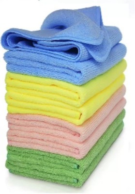 Flipkart SmartBuy Multi,30cmx40cm,250GSM Wet and Dry Microfiber Cleaning Cloth(8 Units)