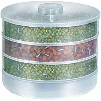 Fitaza Plastic Sprout Maker  - 4 L(Multicolor)