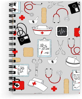 craft maniacs DOCTOR COLLECTION A5 Diary RULED 160 Pages(Multicolor)