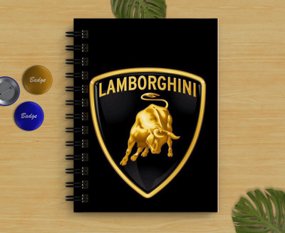 DI-KRAFT Lamborghini Print Handicraft Diary A5 Diary Unruled 160 Pages(Multicolor)
