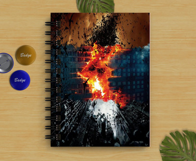 DI-KRAFT Multicolor Pattern Print Handicraft Diary A5 Diary Unruled 160 Pages(Multicolor)