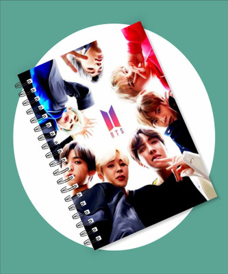 Macro BTS COLLECTION A5 Diary RULED 160 Pages(Blue)