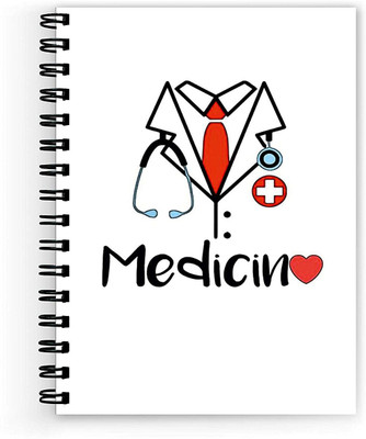 craft maniacs DOCTOR COLLECTION A5 Diary RULED 160 Pages(Multicolor)