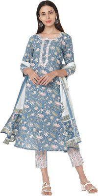 Saanjh Women Kurta Pant Dupatta Set
